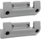 Basage 2Pcs Garden Hose Reel Holder PVC Wall Mounted Garden Hose Hanger Pipe Holder with 8Pcs Expansion Screws