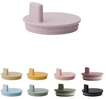 Design Letters Deckel für Baby und Kinder Persönliche Eco Becher (Lavendel) - BPA-frei und BPS-frei, Spülmaschinenfest, Dicht schließender Deckel, leicht, 27 g.