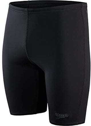 Speedo Herren ECO Endurance + Schwimmhose | Chlorbeständig | Recyclingmaterial | Bequeme Passform | Schwimmtraining | Fitness Schwimmbekleidung, Schwarz, 36