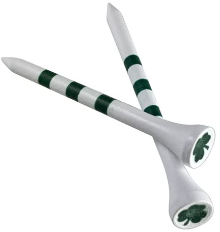 PrideSports Shamrocks Wooden Golf Tees - 2-3/4 Inch, 45 Count - Special Edition - Perfect for St. Patrick's Day