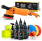 Poliermaschinen Set: ADBL Roller D15125-01 Exzenter Poliermaschine + ADBL Politur Set + Royal Pads Premium Polierpads + Dr. Wack Versiegelung für Lack- & Scheiben + Zubehör | 12-teilig