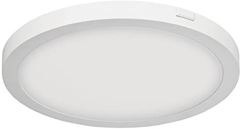 SINCELIGHT Ultradünne LED-Deckenleuchten für Bad, Küche, Flur usw., Einbau- oder Oberflächenmontage für Decke oder Wand, 18W, 1900lm, Neutralweiß 4000K, Φ228mm