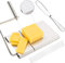 Käseschneider, Käseschneider-mit-Draht und 1 PCS Buttermesser-Butterschneider, Käseschneider Edelstahl mit 5PCS Ersatzdraht, Käsehobel, Käsebrett mit Draht, Käsemesser, Cheese-Slicer, Cheese-Cutter