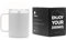 BALIBETOV 355ml Mug Isotherme Cafe - Isolé Thermos Café - Double Paroi Isolée sous Vide en Acier Inoxydable - Idéal pour voyages, Camping, Café, Thé, Vin, Bière et autres (Blanc)