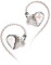 Hidizs MD4 4 Controladores de Armadura Equilibrada HiFi in Ear Monitores in-Ear Auriculares, Cancelación Activa de Ruido, Audio Espacial Personalizado, Auriculares Híbridos de Armadura Banlance,Plata