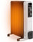 RELAX4LIFE Ölradiator 2500W, 11 Rippen Elektroheizung mit 3 Heizstufen&thermostatischer Einstellung&Überhitzungsschutz für den Innenbereich, leiser tragbarer Heizstrahler mit Räder(Weiß)