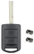 LAKAMODO Coque Plip Clé Télécommande pour Opel Vauxhall Corsa Combo Tigra Meriva Agila +2 Switchs Boutons (Modèle4+2 Switchs)