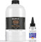 Nicpro White Metallic Pearl Color Acrylic Pour Paint, 33.8 Ounce Pre-Mixed Pouring Paint Supplies with Silicone Pour Oil for Canvas, Rock, Wood Cell Creation Flow DIY Art Painting, Ready to Pour