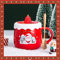 Weihnachtsmann Tasse 380ml, Weihnachtsbaum Tasse, Rentier Tasse, Weihnachten Tassen, Weihnachten Becher, Ideal Als Weihnachts-geschenk, Dekoration, Keramik (Roter Alter Mann)