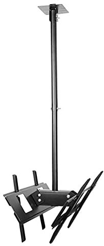TV Mount,Sturdy Adjustable Ceiling TV Mount Fits Most 32-65 LCD LED Plasma Monitor Flat Panel Screen Display with 600400mm for Bedroom Living Room good
