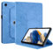 Succtopy Funda para Samsung Galaxy Tab A8 10,5 Pulgadas 2021 SM-X200/X205/X207 Rotación de 360 Grados Carcasa con Función de Soporte PU Protectora Tableta Cover Galaxy Tab A8 10.5 2021 - Azul