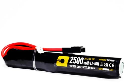 NUPROL Power - 7.4v Li-Ion 2500mAh 2S Mini Tamiya [Rate 10C @ 25A] [Burst 15C @ 37.5A] - Stick