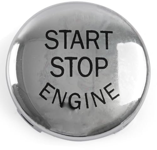 ROBUST Start Stop Knopf Silber für BMW E87 E90 E91 E92 E93 E60 E61 X1 E84 X3 E83 X5 E70 X6 E71 Z4 E89