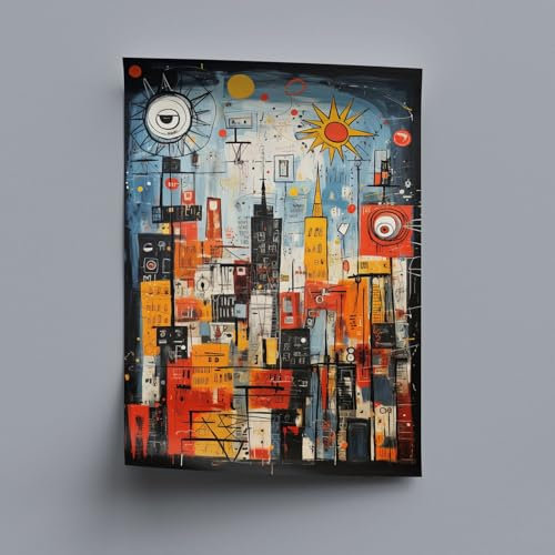 Dekomundo Street Art Graffiti Collection Fotoposter Modernes, Motiv 04, 50x70 cm