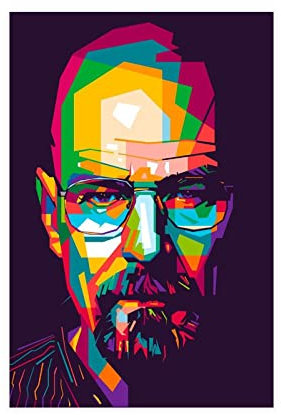 GUyfam Heisenberg Breaking Bad Poster 11 Leinwand Poster Wandkunst Dekor Druck Bild Gemälde für Wohnzimmer Schlafzimmer Dekoration 40 x 60 cm