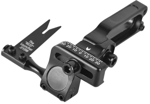 MiOYOOW Pfeilauflage Compoundbogen Bogenschießenauflage, Verstellbare Drop Away Pfeilauflage aus Aluminiumlegierung, Recurve Fall Away Pfeilauflage für Compoundbogen Pfeilschießen