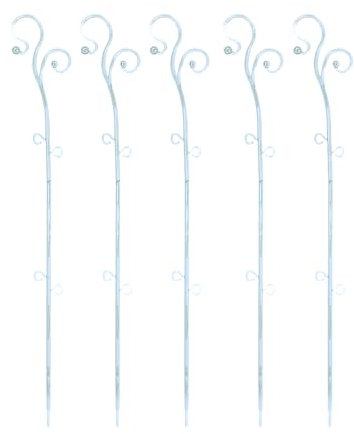 TYMAR Orchideenstab, Orchideenunterstützung Kunststoff (58,5 cm, Transparent)