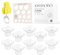 Flange Inserts 10PCS，Including 13/15/17/19/21mm for 24mm Flange/Shield of Most Pumps, BPA Free Inserts, Compatible MomcozyS9/S10/S12/Nuliie/Medela/Willow/Elvie/Spectra/Bellababy/Kissbobo Breast Pump