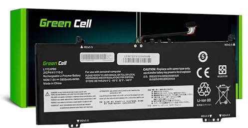 Green Cell L17C4PB0 L17C4PB2 L17M4PB0 L17M4PB2 Akku für Lenovo IdeaPad 530S-14ARR 530S-14IKB Yoga 530-14ARR 530-14IKB Laptop (5800mAh 7.6V Schwarz)