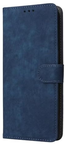 SEAHAI Cover per TCL 50 SE, Ultra Sottile Custodia Premium Pelle Portafoglio Kickstand Slot per Schede [Protezione RFID] PU/TPU Antiurto Flip Cover Case - Blu