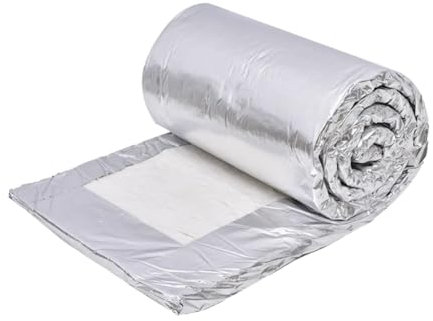 MJHETCY Keramikfaser Isolierung（61cm x 15m x 10mm Dick） keramikwolle Feuerfeste Isolierdecke Für Holzofen, Kamin, Pelletofen, Kamin, Ofen, Kessel, Pizzaöfen Und Schmiede(Size:20mm（7.2m*61cm）)