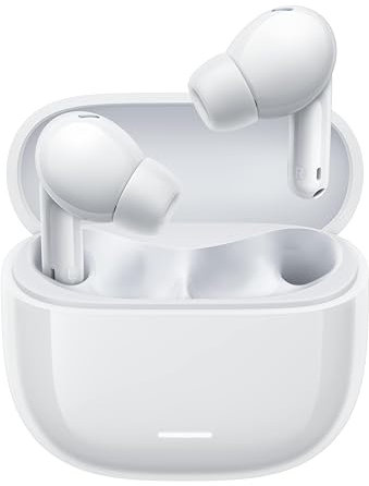 Redmi Buds 6 Lite - In-Ear Kopfhörer, dynamische 40dB Active Noise Cancellation, bis 37 Stunden Akkulaufzeit, Titan-Membran mit 4 Soundeinstellungen, AI-Rauschunterdrückung, Google Fast Pair, Weiß