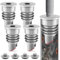 WANDGU Joint de Tuyau de Machine à Laver: 4 Pièces Bouchon Anti Odeur Machine à Laver avec Capuchon d'Étanchéité, Bouchon D'Étanchéité de Tuyau D'Évacuation pour Salles de Bains, Cuisines (Gris)