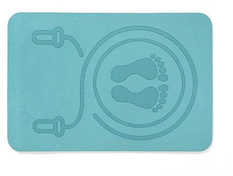 Rope Skipping Mat | TPE Round Jump Rope Mat 6mm, Breathable Workout Mat For Home Gym Flooring, Shock Absorbing Fitness Pad, Non-slip Silent Yoga Mat, 40x60cm