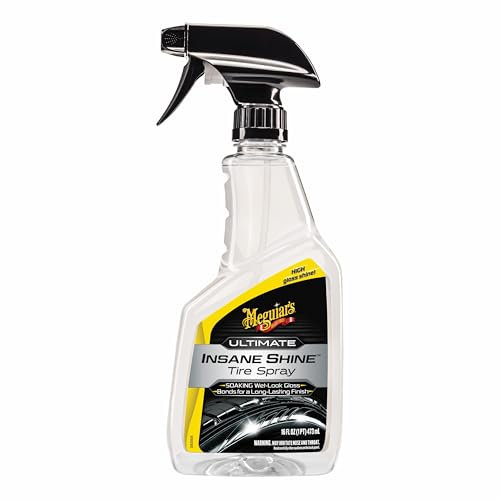 Meguiar's Spray per Pneumatici Ultimate Insane Shine G250816EU, flacone da 473 ml, 6/CV
