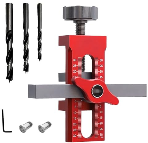Schranktür Installationspositionierer Set, Ist 0-55 Mm HöHenverstellbar | Montagehilfe FüR SchranktüRen Mit 8 Mm Massives , Das Verstellbare SchranktüRen Installation Positioner Wird Zur Instal