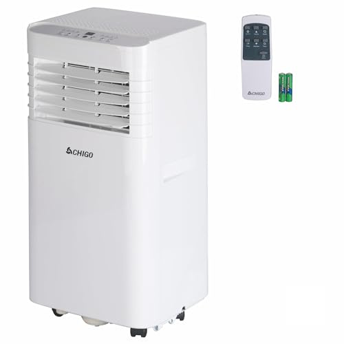 Climatizzatore portatile 4 in 1, a pompa di calore, con telecomando, deumidificatore e ventilatore 9000 Btu/h, Clyma Chigo
