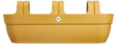 Elho Vibia Campana Easy Hanger XXL 70cm Pot de Fleurs - Jaune Miel | L 23.7 x l 69 x H 26.8 cm | Convient à une utilisation en extérieur | Plastique 100 % recyclé