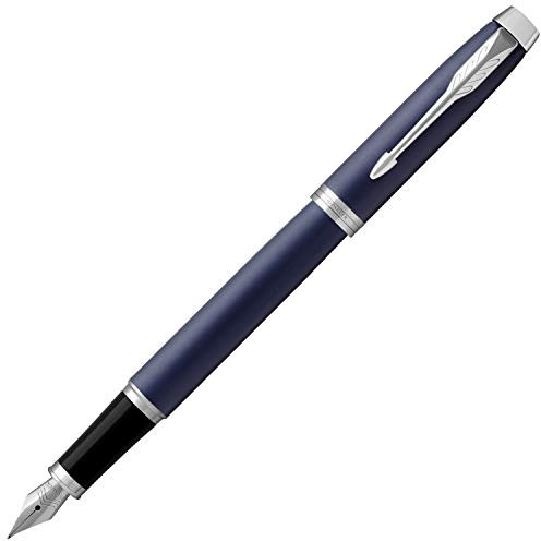 PARKER 1975597 Füllfederhalter, IM Royal Blue CT feine Spitze, Geschenkbox, authentisch importiert