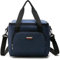 Loncheras Para Mujeres Bolsa Térmica Porta Alimentos 9L Hermética Bolsa Térmica Plegable Nevera Tela Bolsas Comida Nevera Almuerzo para Adultos Mujer Niñas Trabajo Escuela Playa Camping (Azul)