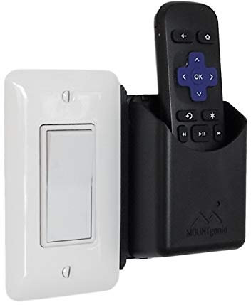 Mount Genie Fernbedienungshalter 1-Pack Schwarz für TV-Fernbedienungen