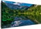 Myartstyle - Bilder Panorama 150x70cm - Leinwandbild 1 Teilig - XXL Wandbild Bergsee Kunstdrucke Natur Landschaften w-1p-s222-112