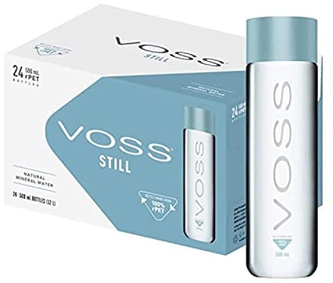 Voss PET Natural Mineral Water, 24 x 500ml