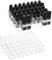 Hedume 2 Pack Lippenstifthalter, 40 Slot Acryl Lippenstift & Make-up Organizer, klare Kosmetik-Vitrine für Lippenstift, Pinsel, Flaschen