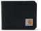 Carhartt Herren Bifold und Passcase Durable Billfold Wallets, erhältlich in Leder-und Canvas-Stilen Geldbörse, Nylon-Ente (schwarz), Einheitsgröße