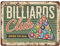Lawenp Sammelnswert Vintage Blechschild Billard Pool Snooker Club - Wandkunst Dekor Metallschild Filmplakat Home Bar Cafe Club Garten Farm Garage Dekoration 16×12