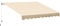 Outsunny Toldo Manual Retráctil 3x2,5 cm Toldo para Balcón con Manivela de Metal Impermeable y Anti-UV Toldo Enrollable de Exterior para Jardín Terraza Ventanas Beige
