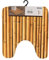 TENDANCE Tapis Contour WC en Microfibre 45 x 50 cm déco Mekong