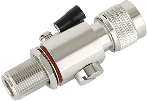 Whisary Protezione contro le sovratensioni coassiale da maschio a femmina DC-6 GHz N da maschio a femmina, protegge 3G, 4G, 5G, LTE, GPS, Wi-Fi a 2,4 GHz, 900 MHz