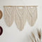 Hibisaws Tapiz de macrame de arte tejido, 110 cm (ancho) x 82 cm (alto), decoración de pared para habitaciones, balcón (F)