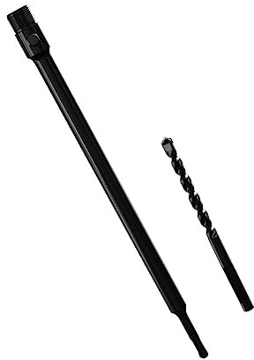 CSOOM aufgerüstetes Bohrerkronen-Verlängerungsstück für SDS Plus Bohrhammer, für Zementziegelwände, Stein und Beton 500mm