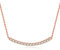 JewelryPalace Collana Donna Argento 925 con Cubica Zirconia, Collana Donna Pietre a Taglio Rotondo con Catena Maglia 45cm, Collane Lunghe in Oro Rosa Anniversario Set Gioielli Donna