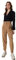 Trendyol Pantalon Carotte Taille Haute pour Femme, Vison, 68