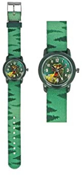 bb Klostermann Kinderuhr Dino grün 21545 - Armbanduhr Motivuhr Quarz-Uhrwerk