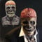 Maschera Teschio Di Halloween: Maschera di Puntelli per Costume Cosplay Raccapricciante Realistico - Silicone Maschere di Halloween per Adulti Teschio A Testa Intera Spaventoso E Inquietante