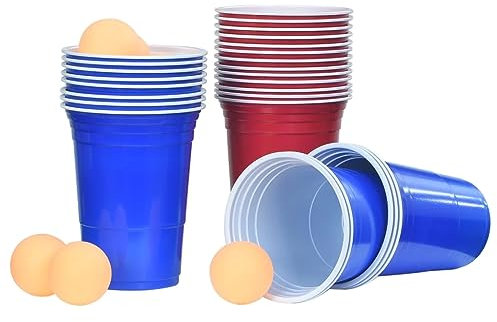 Set per Beer Pong da Tavolo 0,5 L Plastica